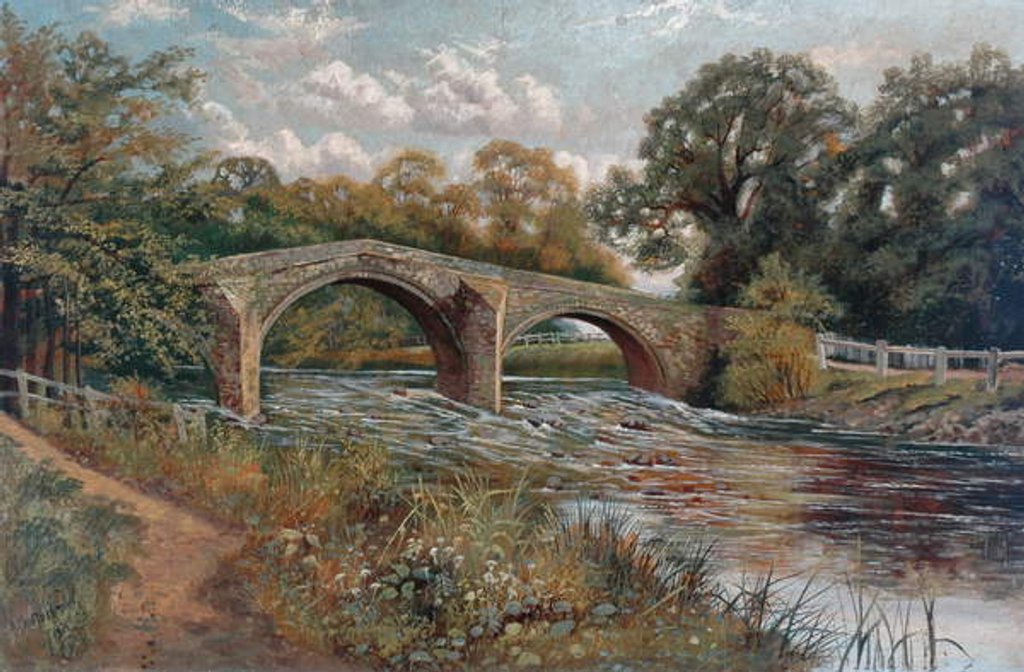 Detail of View of Ilkley, 1893 by Fred Challacombe