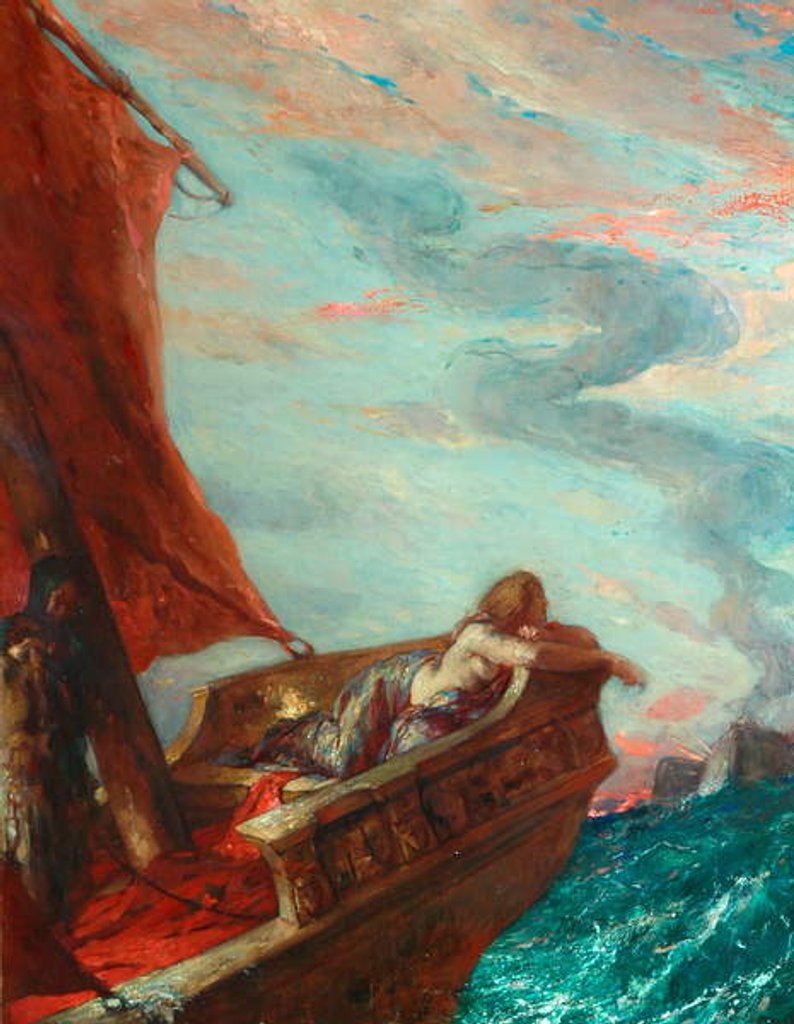 Detail of Cleopatra in Flight by Charles Ricketts