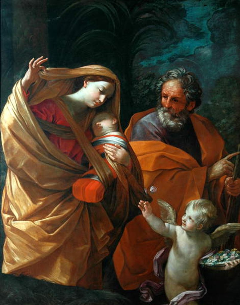 Detail of The Flight into Egypt by Guido Reni