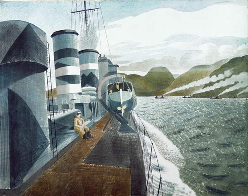 Leaving Scapa Flow by Eric Ravilious