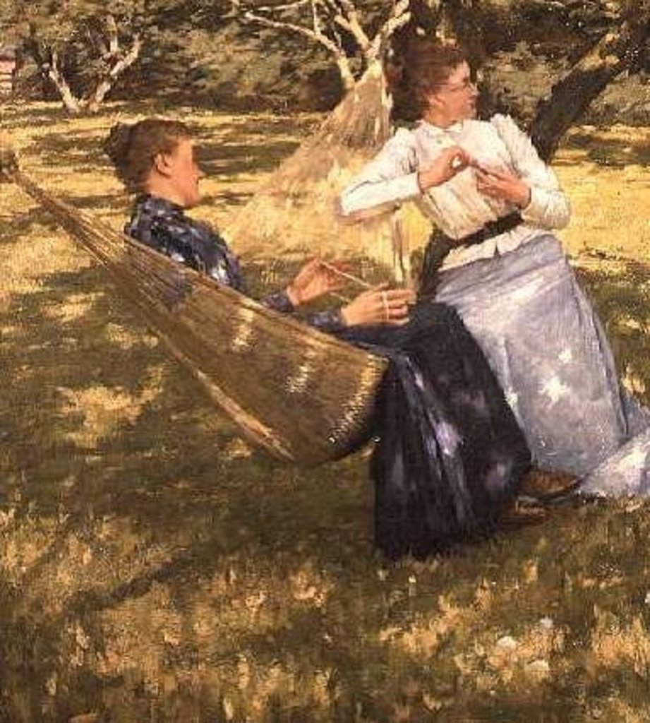 Detail of In the Orchard, 1893 by Henry Herbert La Thangue