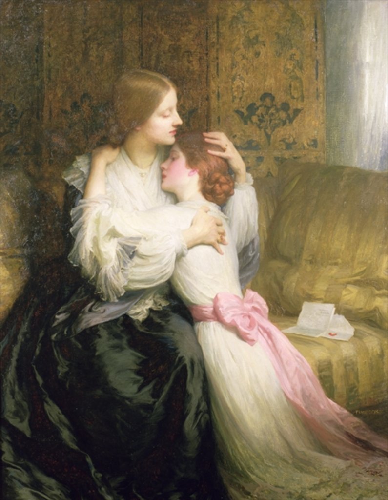 Detail of The Mother, 1907 by Frank Dicksee