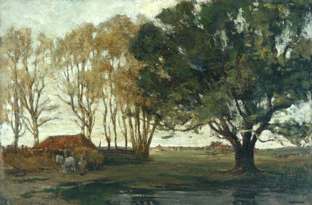 Detail of Autumn in Sussex by Willem Leendert Bruckman