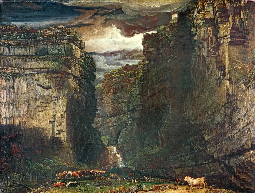 Detail of Gordale Scar, 1813 by James Ward