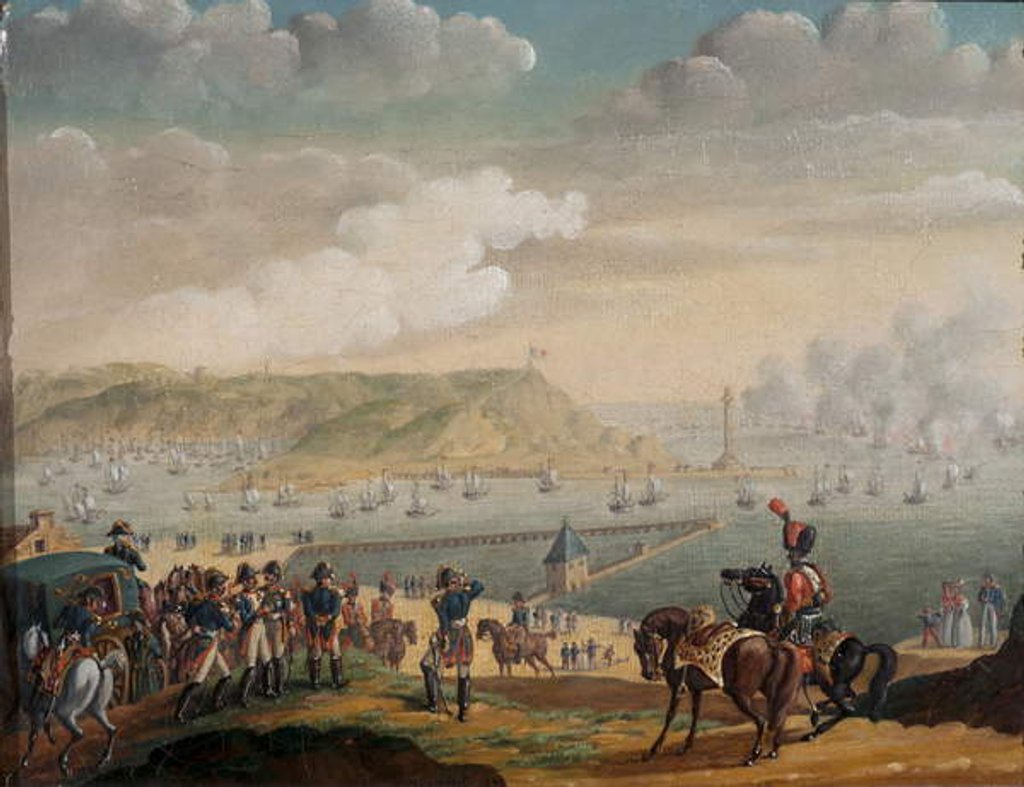 Detail of Arrival of Napoleon at the Camp of Bolorgue, 1835 by G. Beaufort