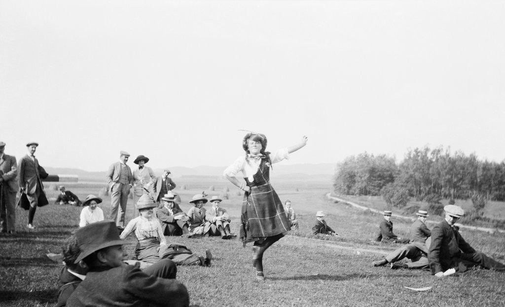 Detail of Scottish Dancing by Corbis