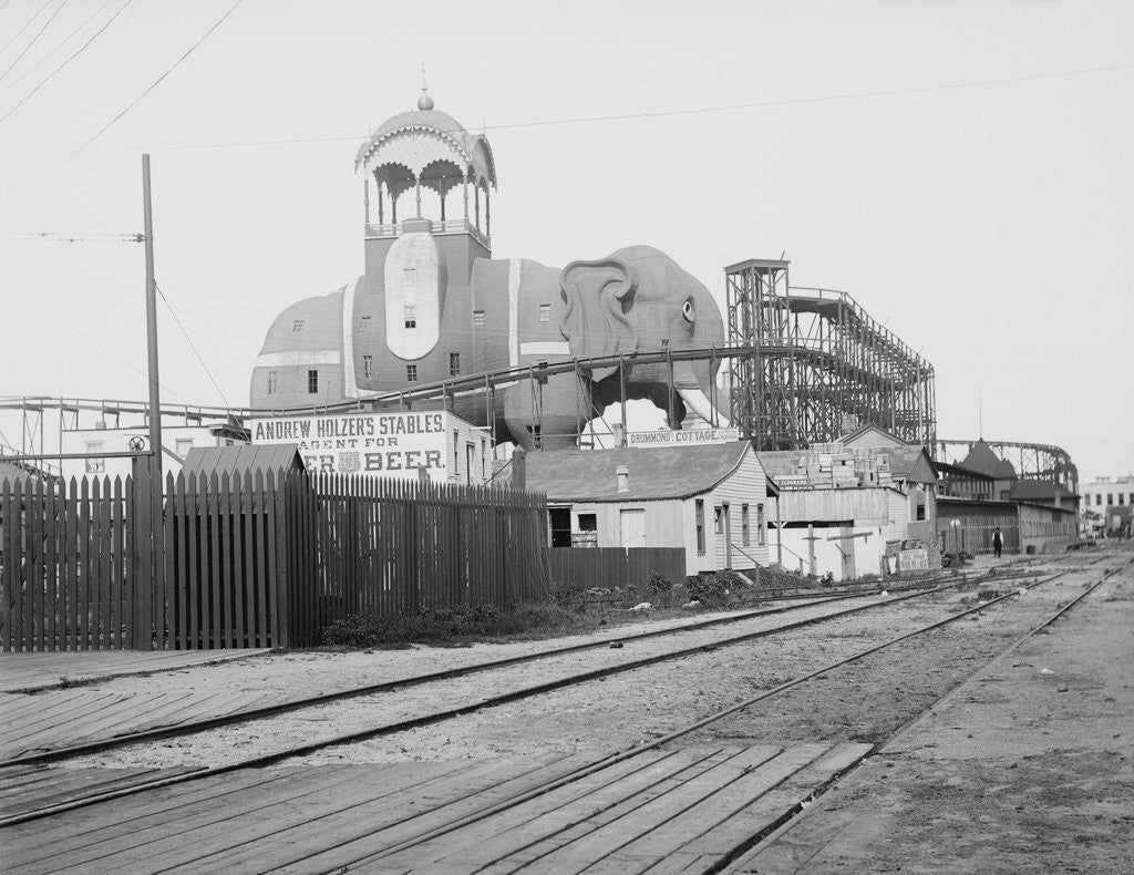 Detail of Elephant Hotel by Anonymous
