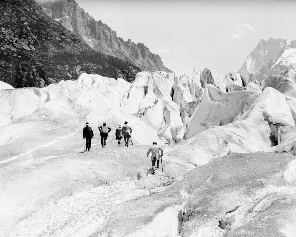 Detail of Glacier on Mount Blanc by Anonymous