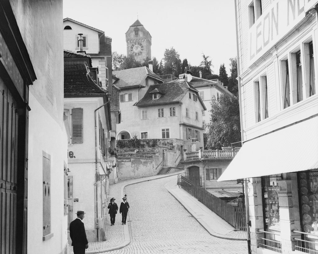 Detail of People on a Street by Anonymous