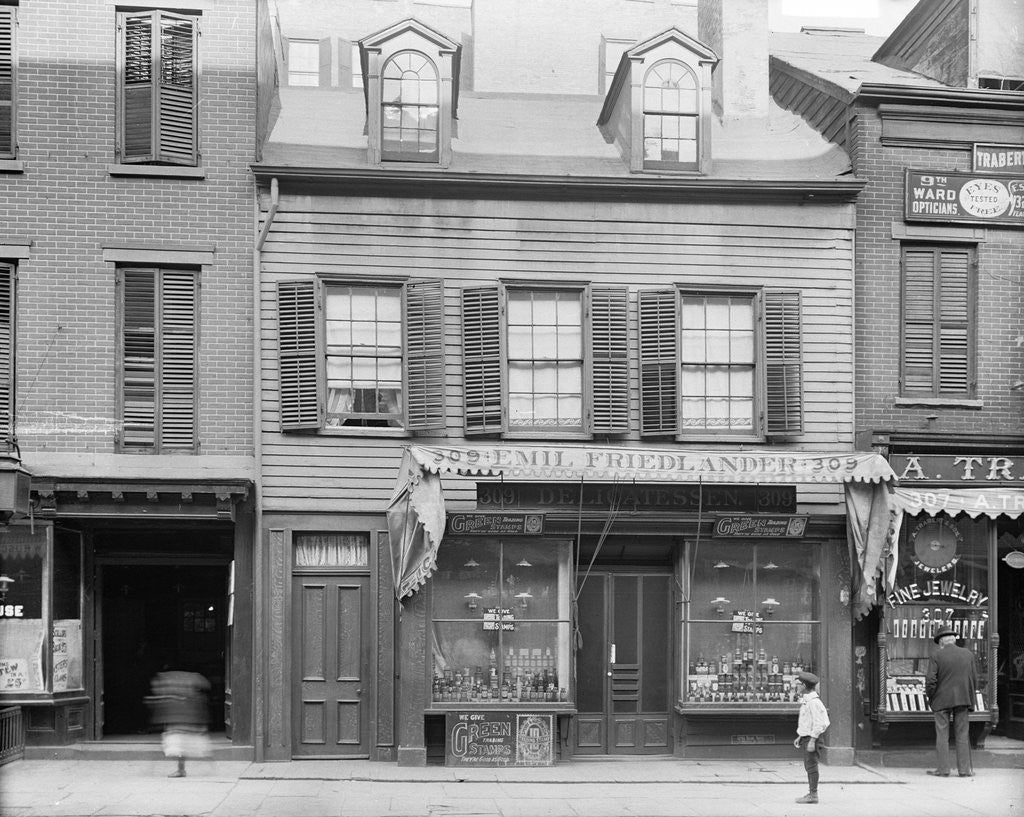 Detail of Thomas Paine's House on Bleecker Street by Anonymous