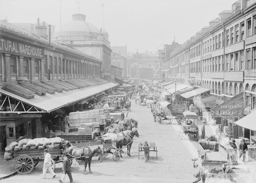 Detail of Quincy Market by Anonymous