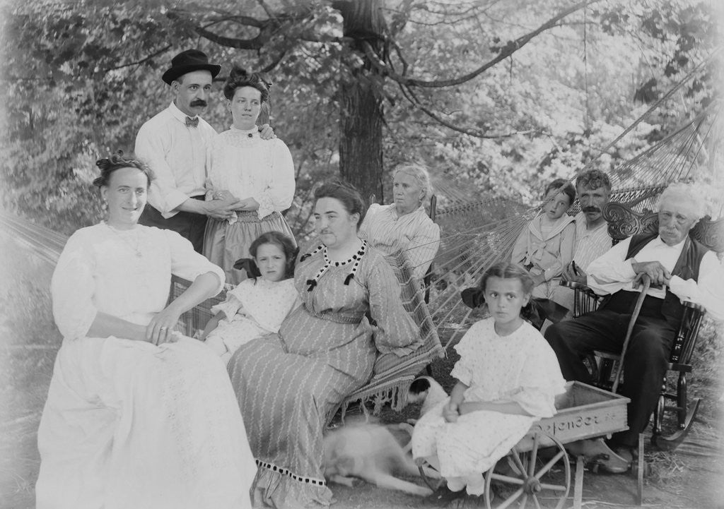Detail of Portrait of a Family by Anonymous