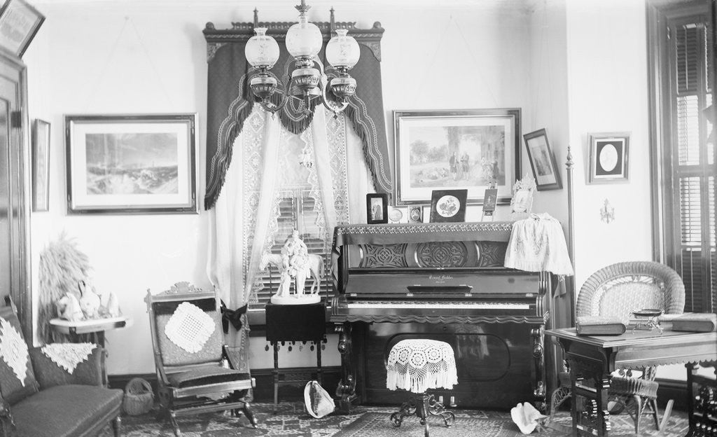 Detail of Turn of The Century Living Room by Anonymous