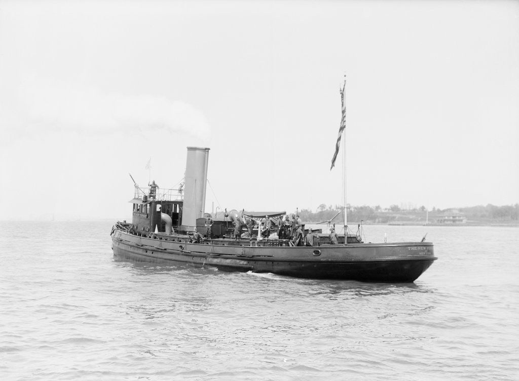 Detail of New York City Fireboat by Anonymous