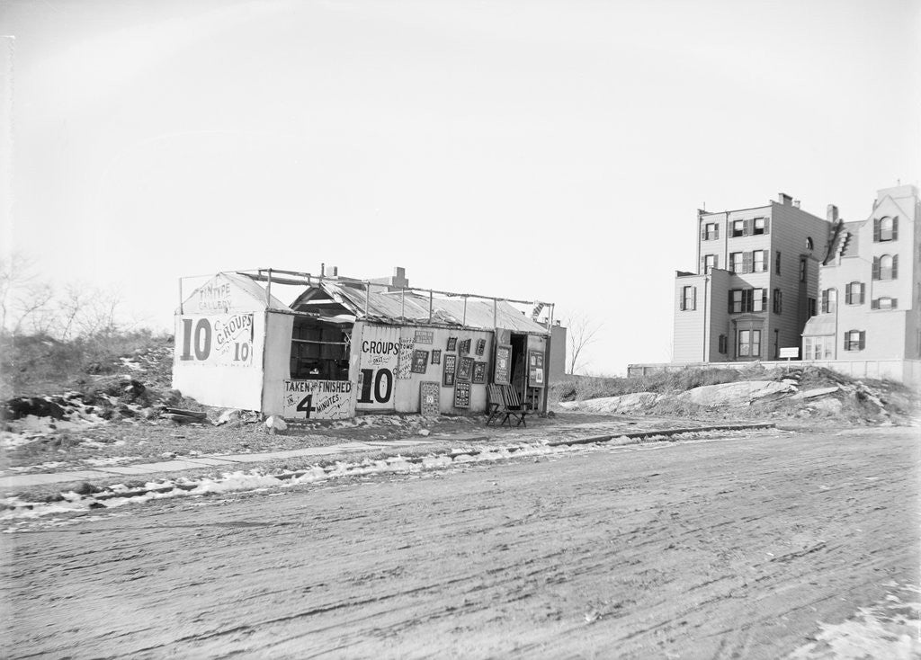 Detail of Photo Studio Along Riverside Drive by Anonymous