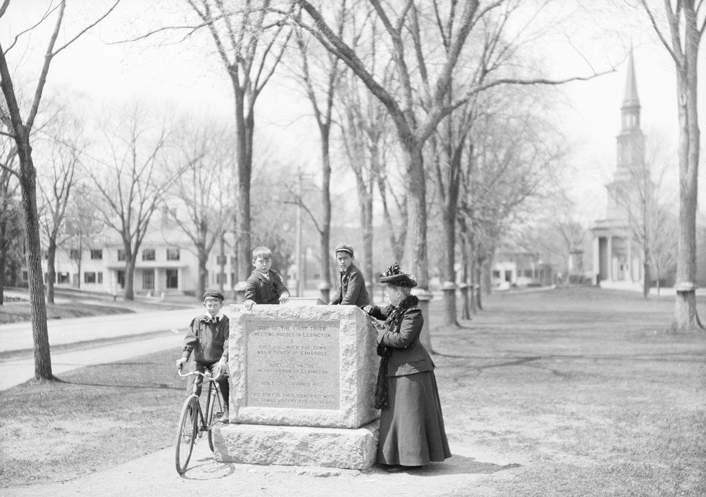 Detail of Monument to the Battle of Lexington by Anonymous