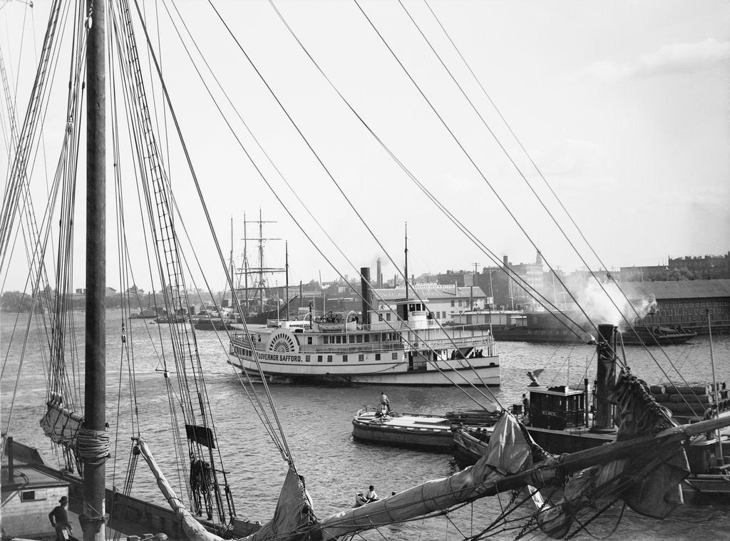 Detail of The Governor Safford on the Harlem River by Anonymous