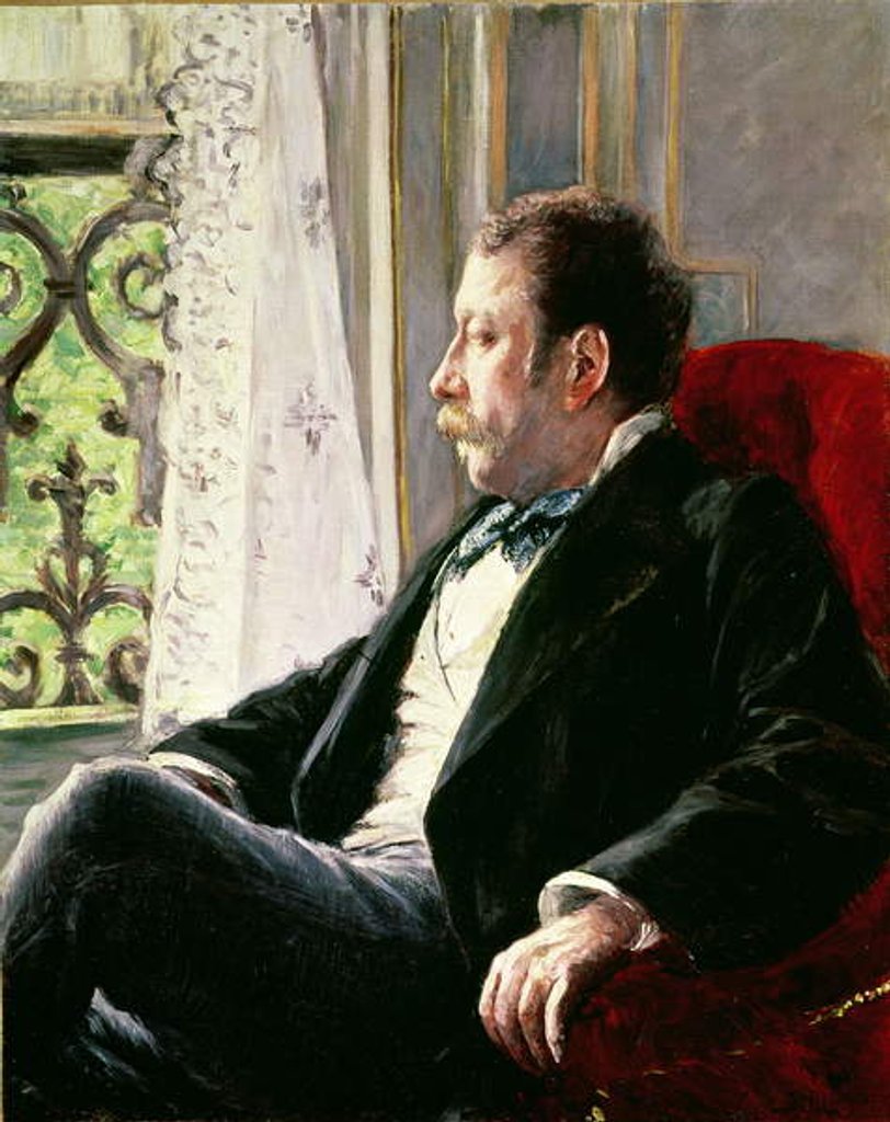 Detail of Portrait of a Man, 1880 by Gustave Caillebotte