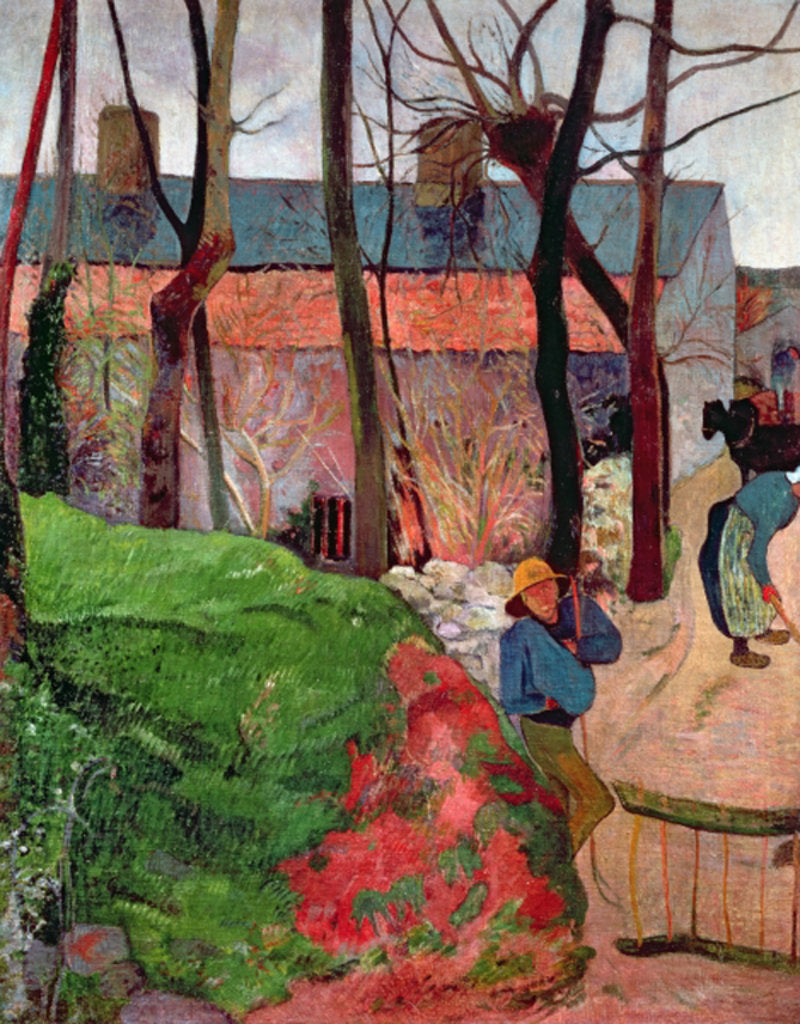 Detail of Cottage at Le Pouldu, 1890 by Paul Gauguin