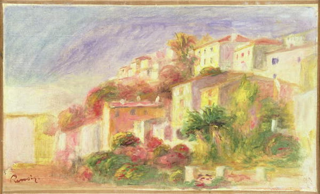 Detail of Garden of the Post Office at Cagnes, 1918 by Pierre Auguste Renoir