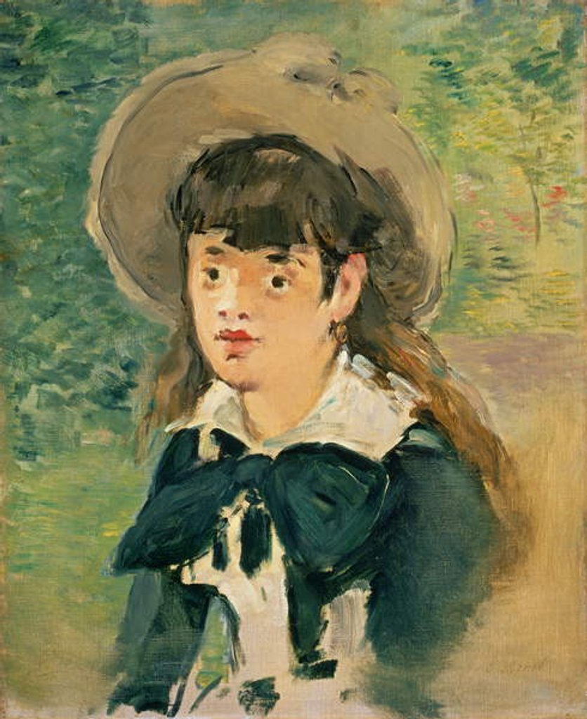 Detail of Mademoiselle Voisin, 1880 by Edouard Manet