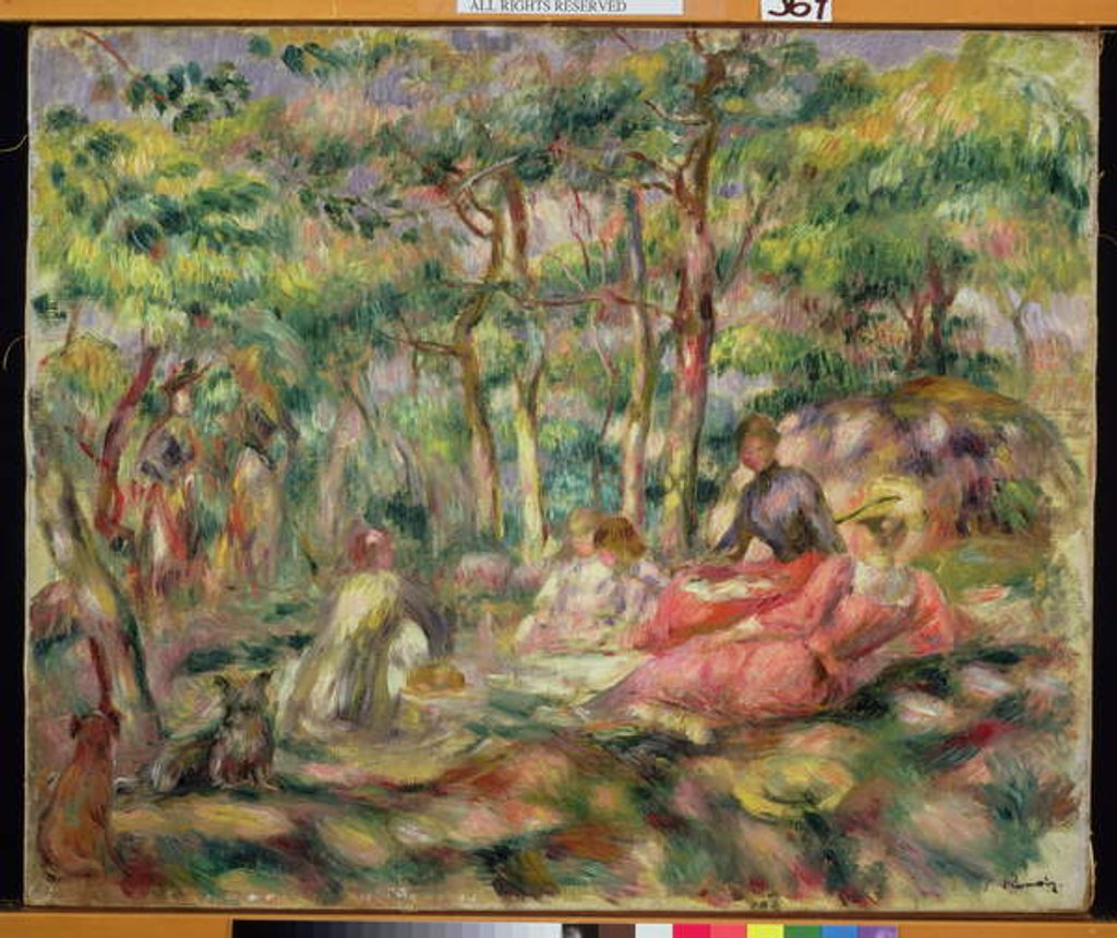 Detail of Picnic, c.1893 by Pierre Auguste Renoir