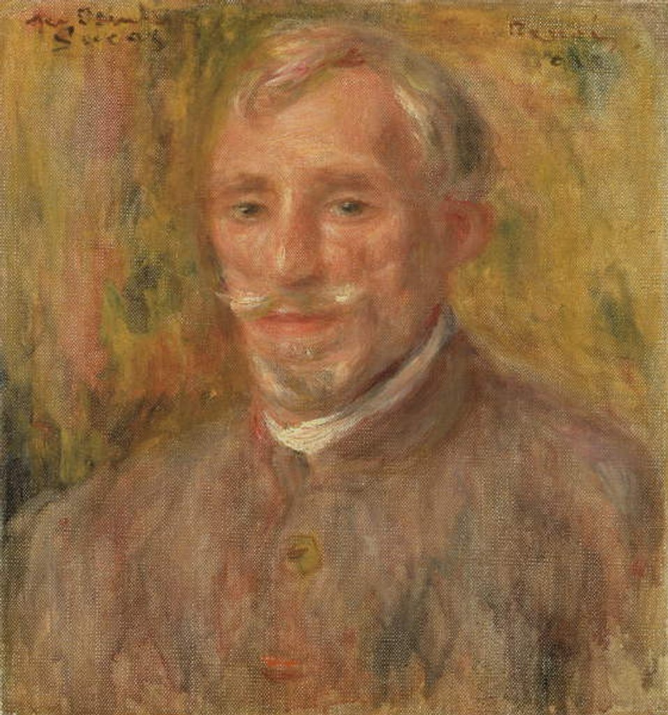 Detail of Portrait of Mr. Lucas, 1918 by Pierre Auguste Renoir