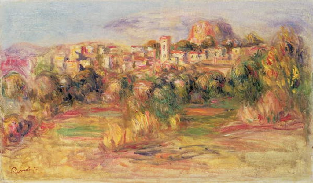 Detail of Cagnes, c.1900 by Pierre Auguste Renoir