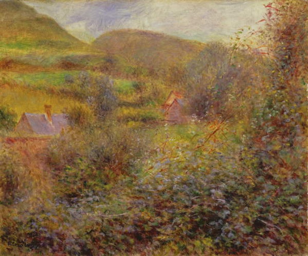 Detail of Pourville, 1878 by Pierre Auguste Renoir