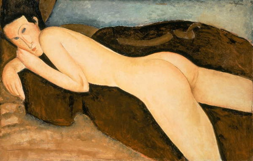 Detail of Reclining Nude from the Back 1917 by Amedeo Modigliani