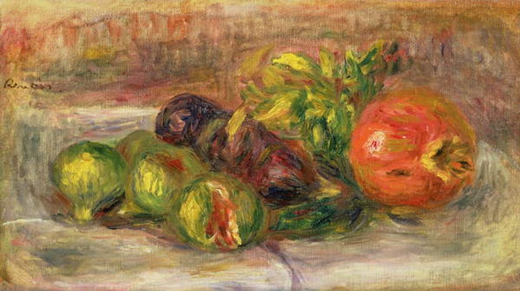 Detail of Pomegranates and Figs, 1917 by Pierre Auguste Renoir
