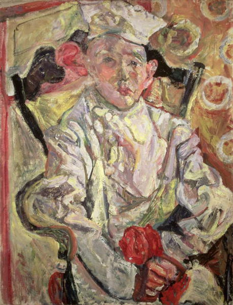 Detail of The Little Pastry Cook by Chaim Soutine