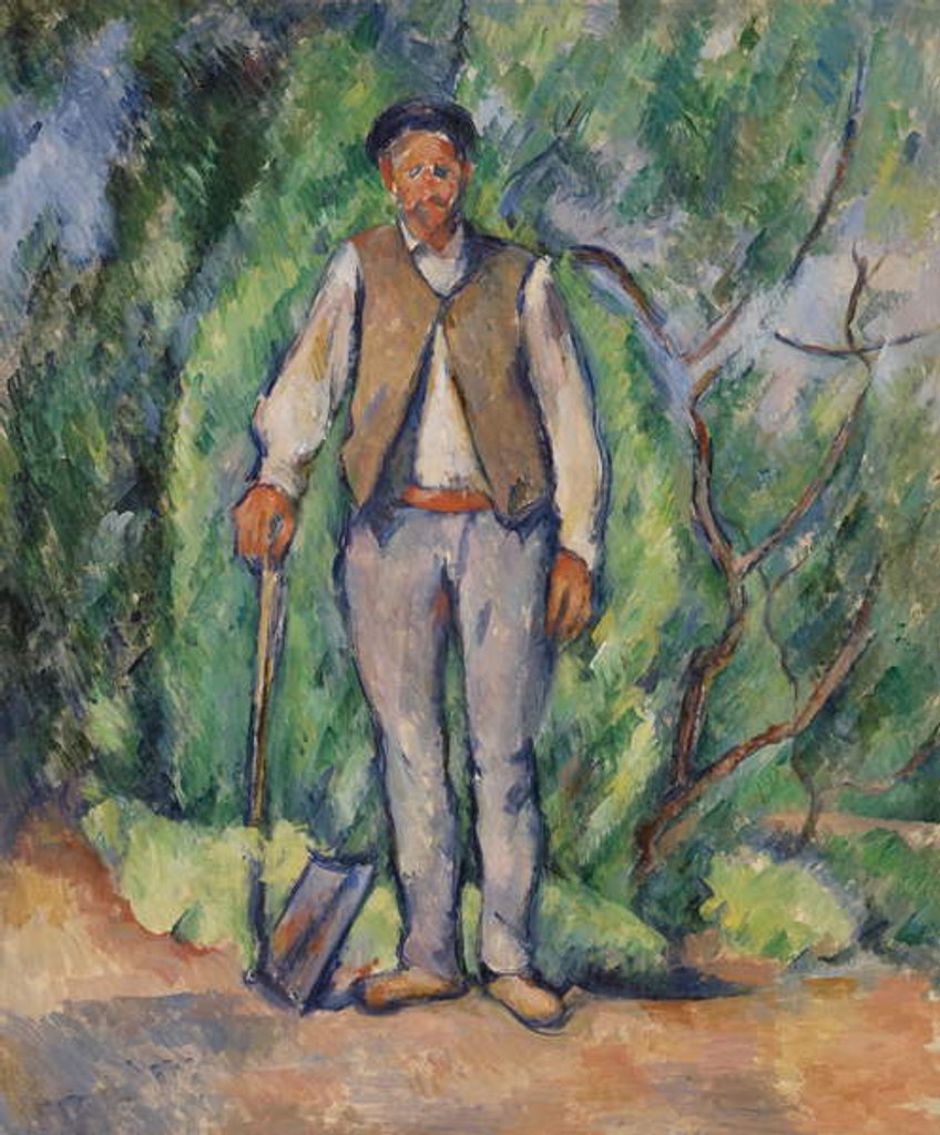 Detail of Gardener by Paul Cezanne