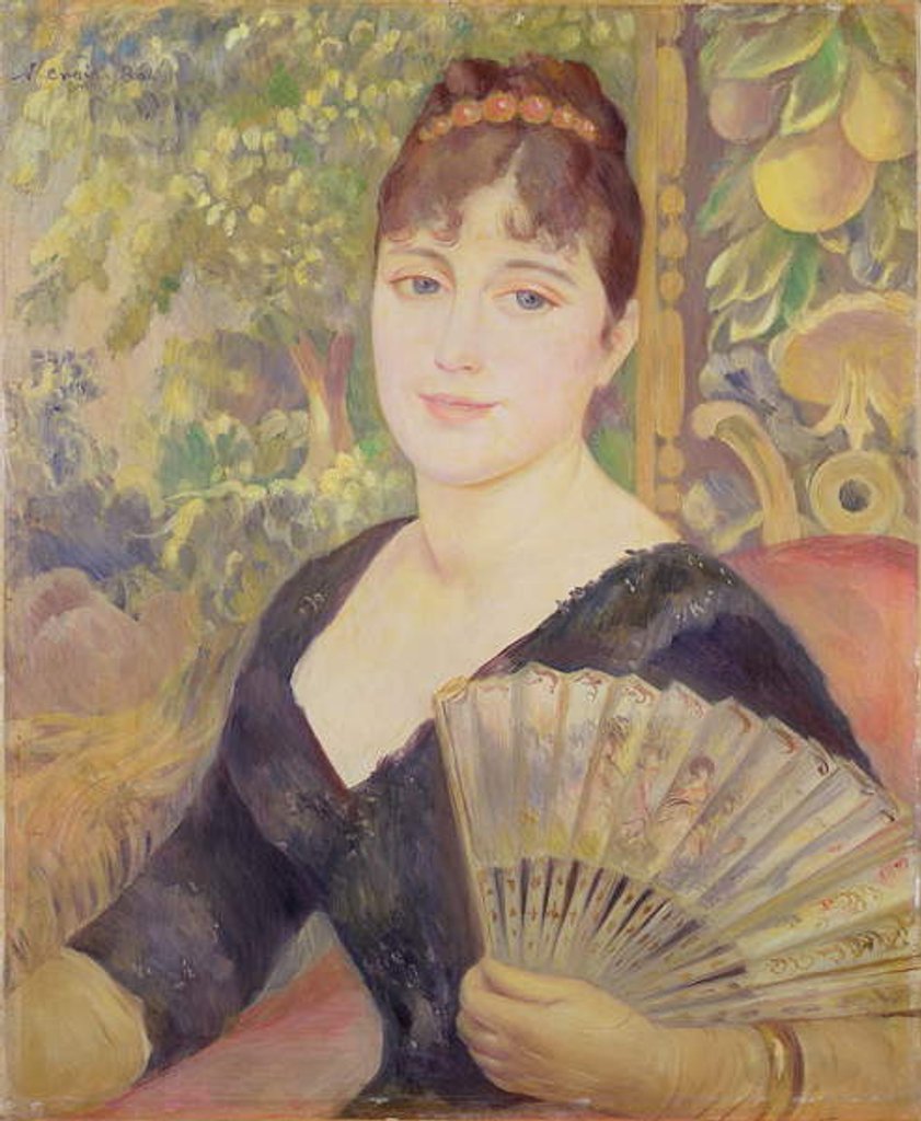 Detail of Woman with a Fan, 1886 by Pierre Auguste Renoir