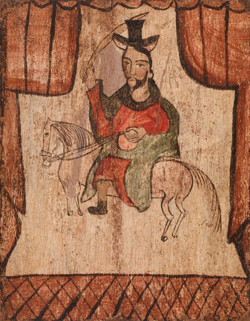 Detail of Saint James the Great, c. 1830 by Jose Rafael Aragon