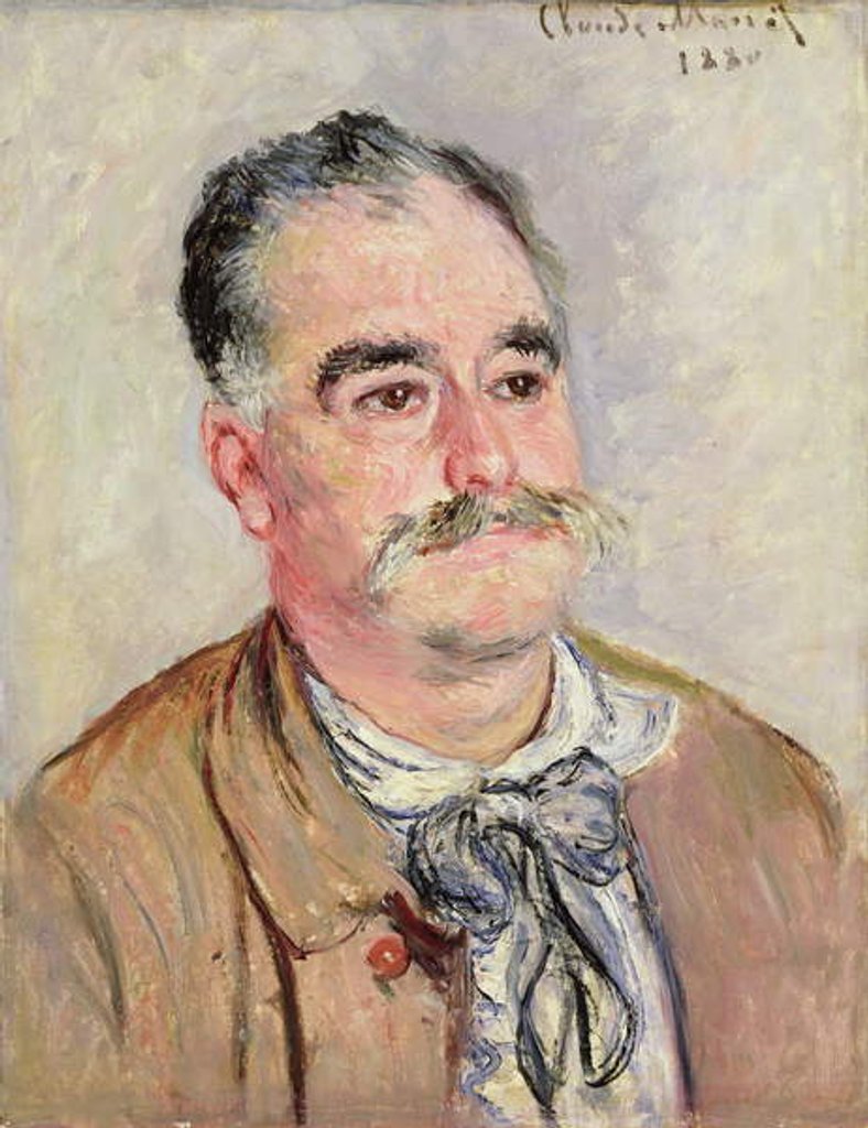 Detail of Monsieur Cognerat, 1880 by Claude Monet