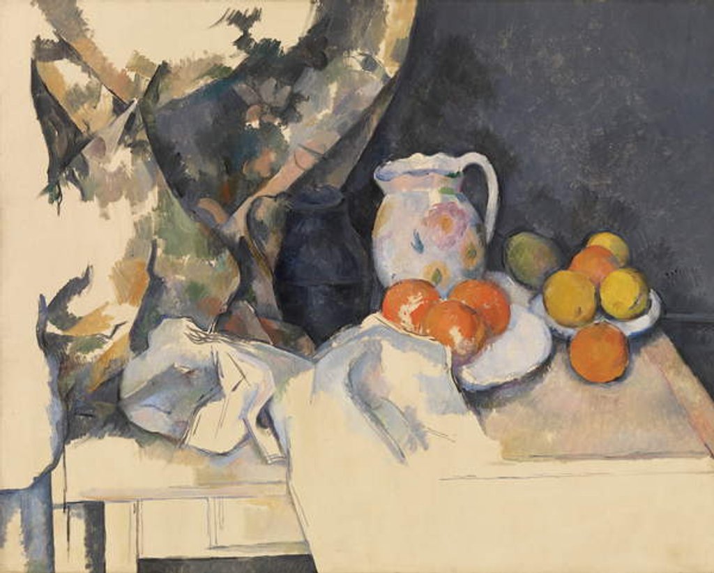 Detail of Still Life, 1892-94 by Paul Cezanne