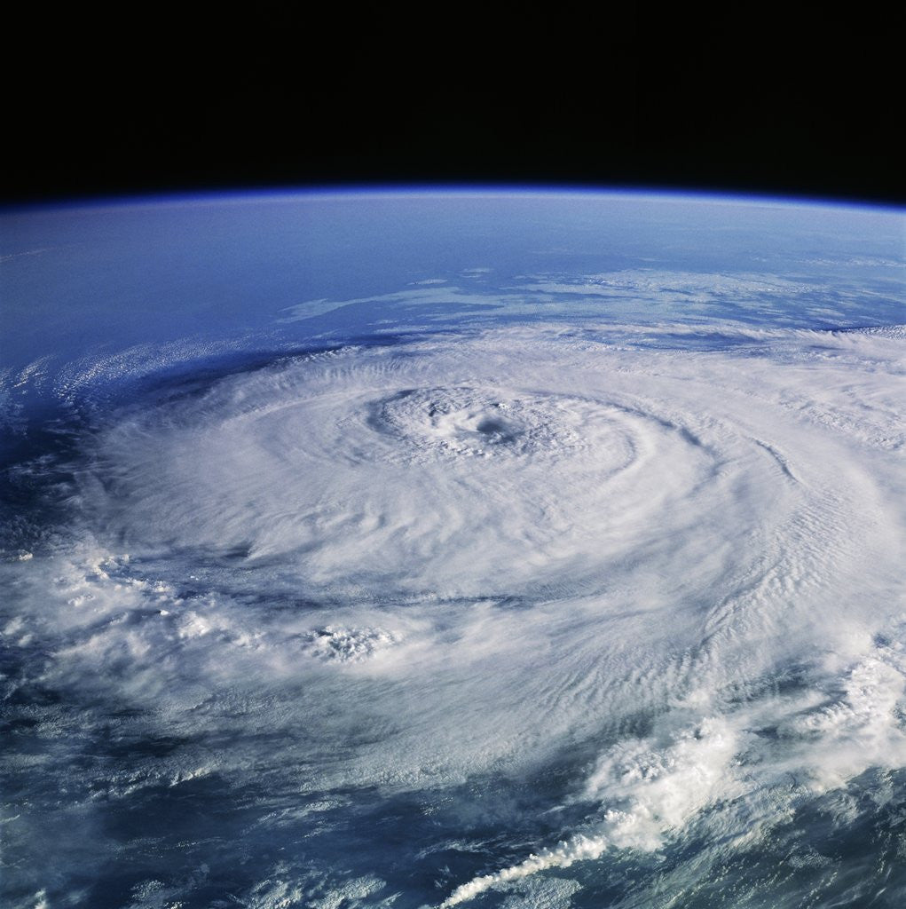 Hurricane Elena from Space Shuttle Discovery by Corbis