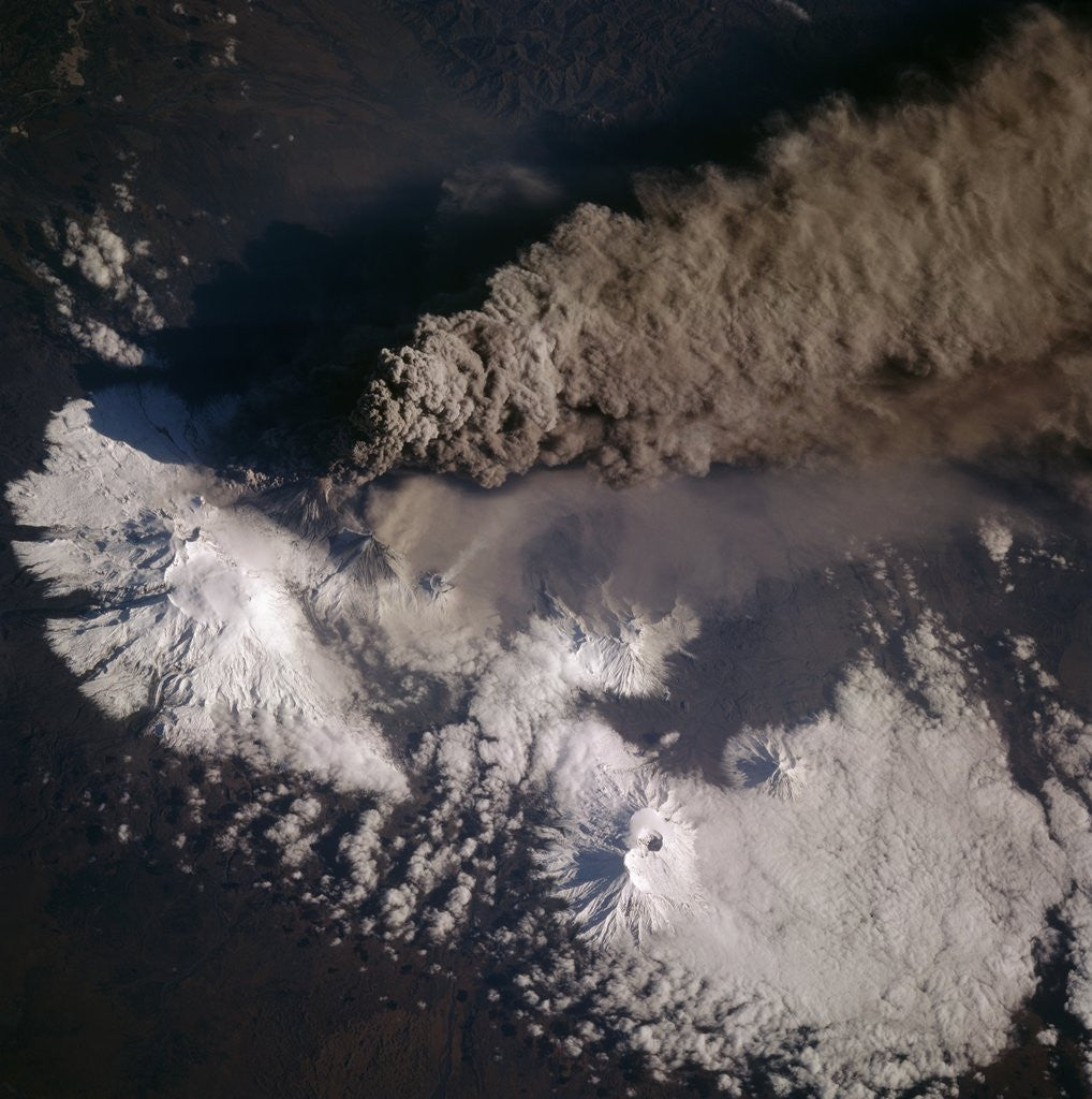 Eruption of Siberian Volcano by Corbis