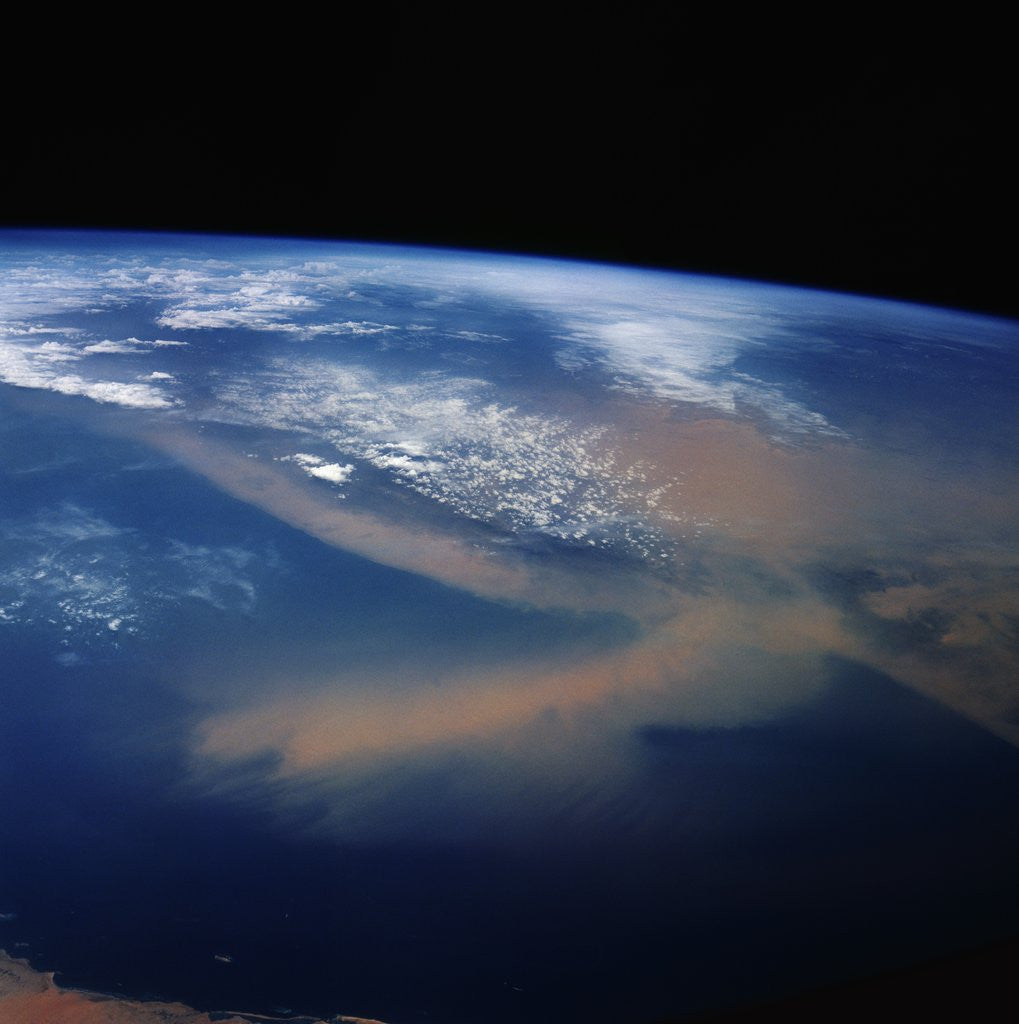 Detail of Dust Storm Over the Red Sea by Anonymous
