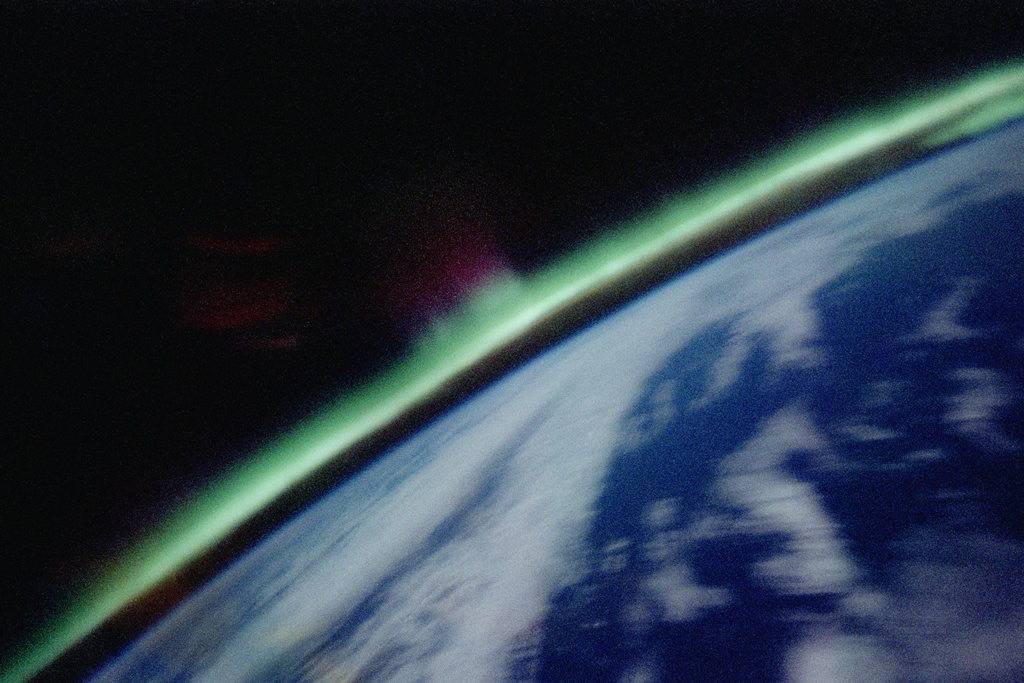 Detail of Aurora Australis Seen From Orbit by Corbis