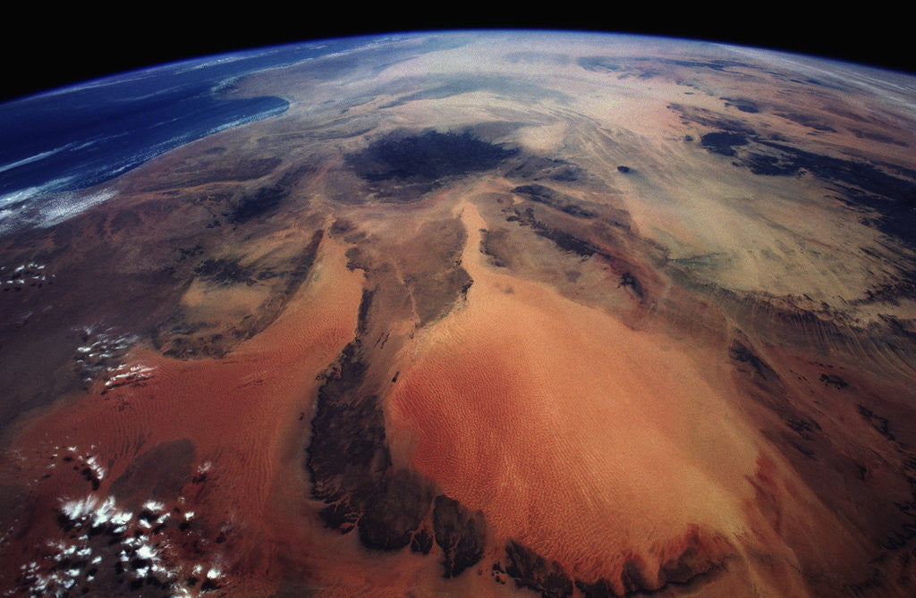 Detail of Marzuq Sand Sea From Space by Anonymous