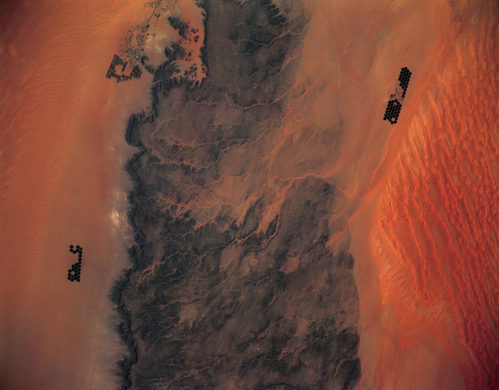 Detail of Libyan Desert from Space by Anonymous