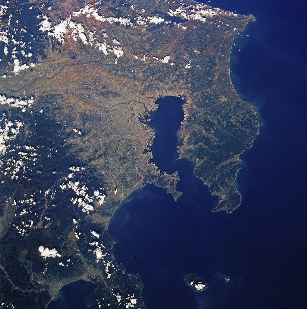Detail of Tokyo Bay From Space by Anonymous