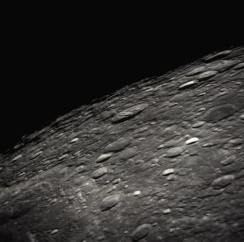 Detail of Craters on the Limb of the Moon by Anonymous