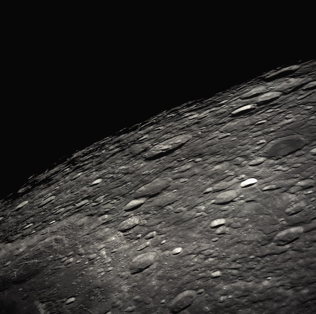 Detail of Craters on the Limb of the Moon by Corbis