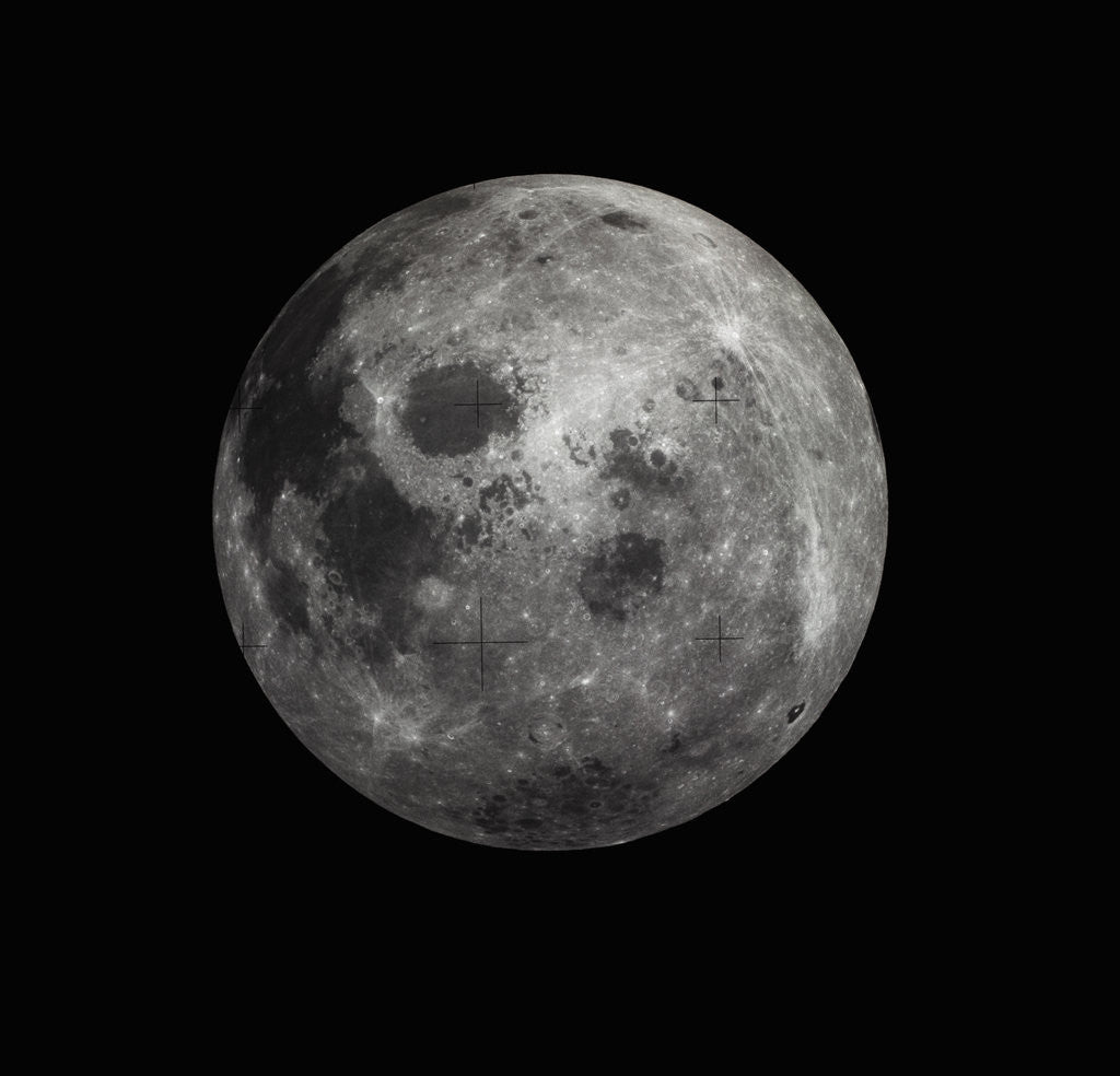 Detail of Moon Seen from Apollo 13 by Anonymous