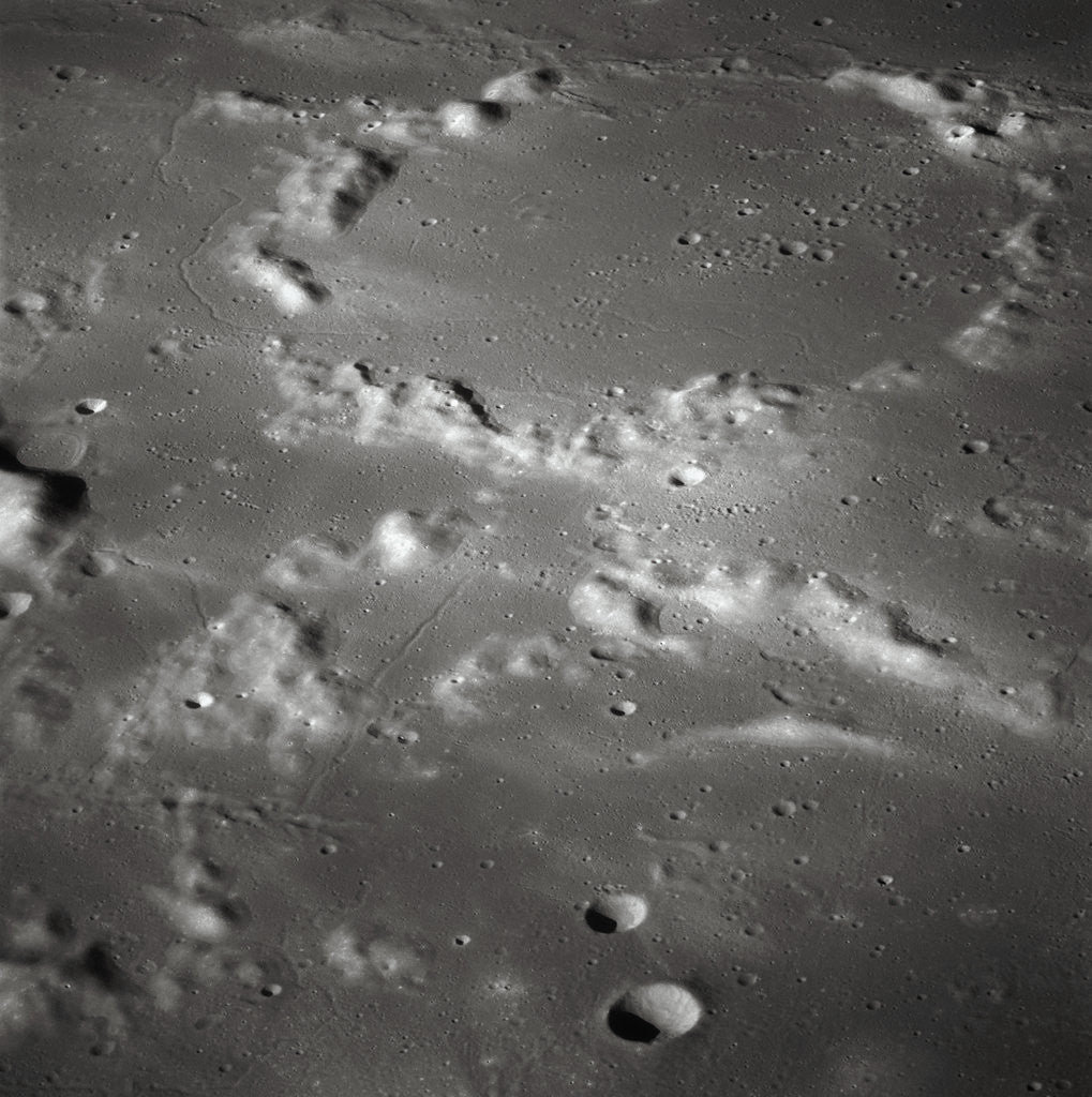 Detail of Craters on the Surface of the Moon by Anonymous