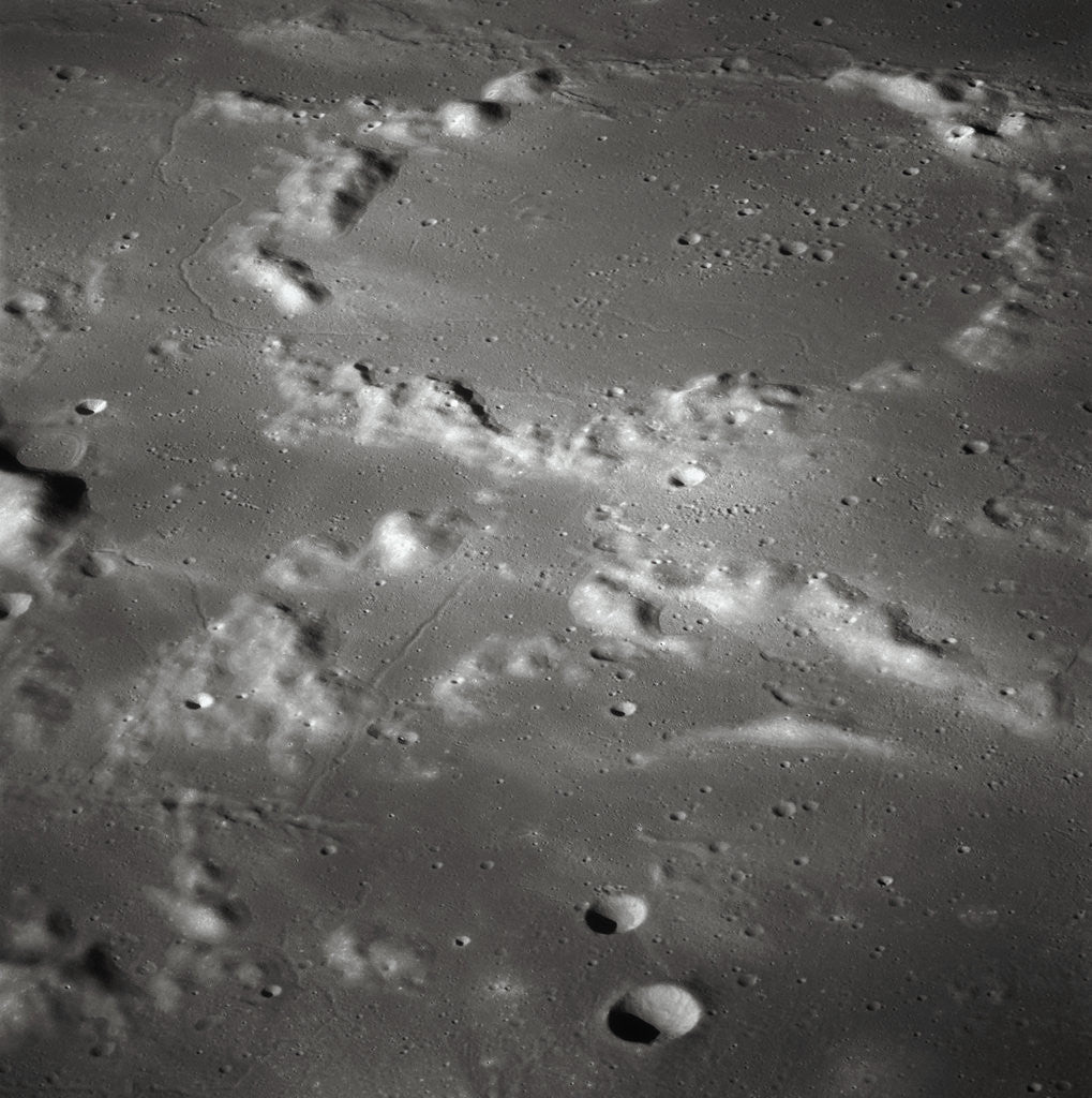 Detail of Craters on the Surface of the Moon by Corbis
