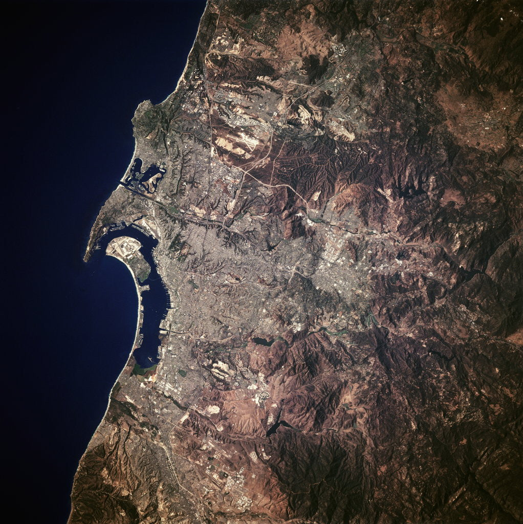 Detail of San Diego from Space by Anonymous
